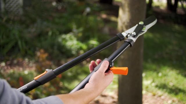 Fiskars 28" Power-Lever Garden Bypass Loppers, 1.75" Cut Capacity