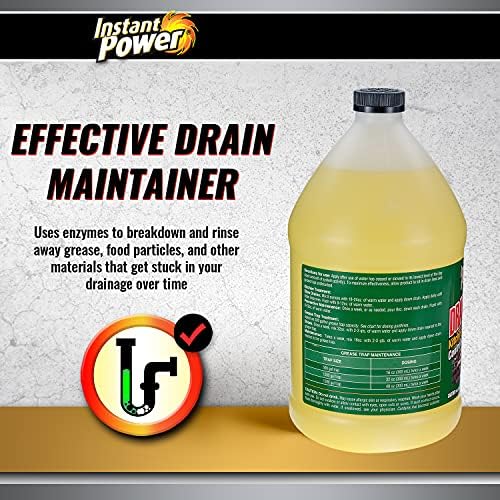 Instant Power Commercial Drain Maintainer & Trap Treatment, 1 Gal