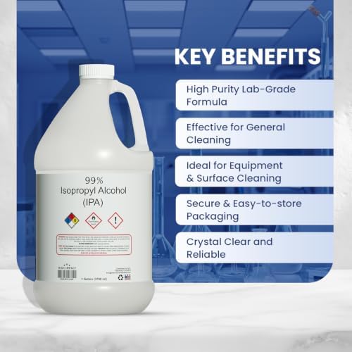 99% Isopropyl Alcohol (IPA) - 128 fl oz - Made in USA