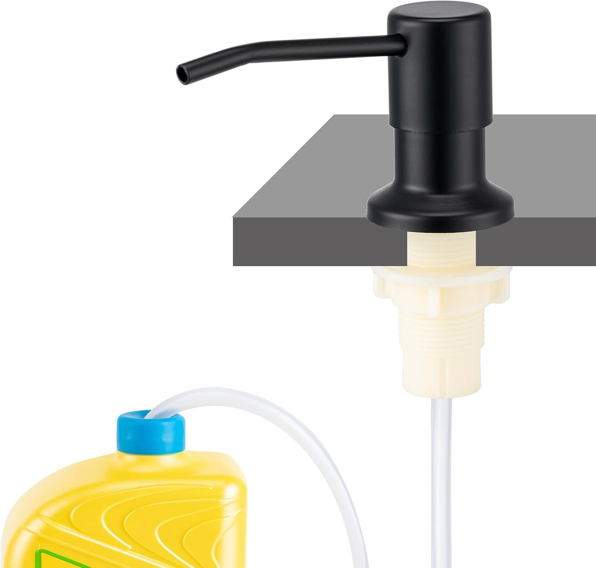 Soap Dispenser for Kitchen Sink, Countertop/Built in Dish Soap Dispenser