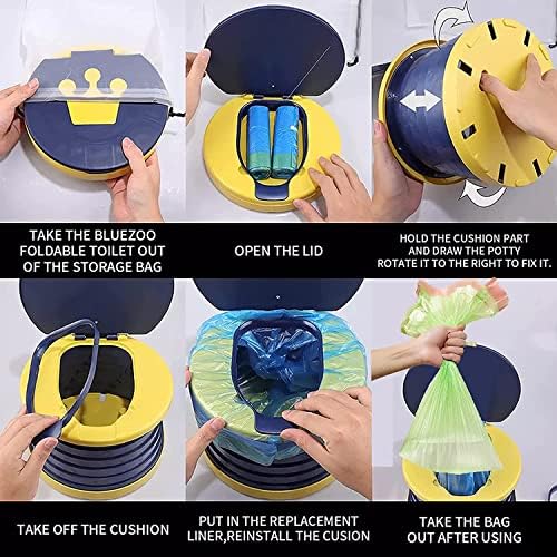 Portable Potty for Toddler,Travel Potty Seat for Toddler,Travel Toilet Kids