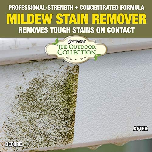 STAR BRITE Outdoor Collection Mildew Stain Remover, Professional Strength