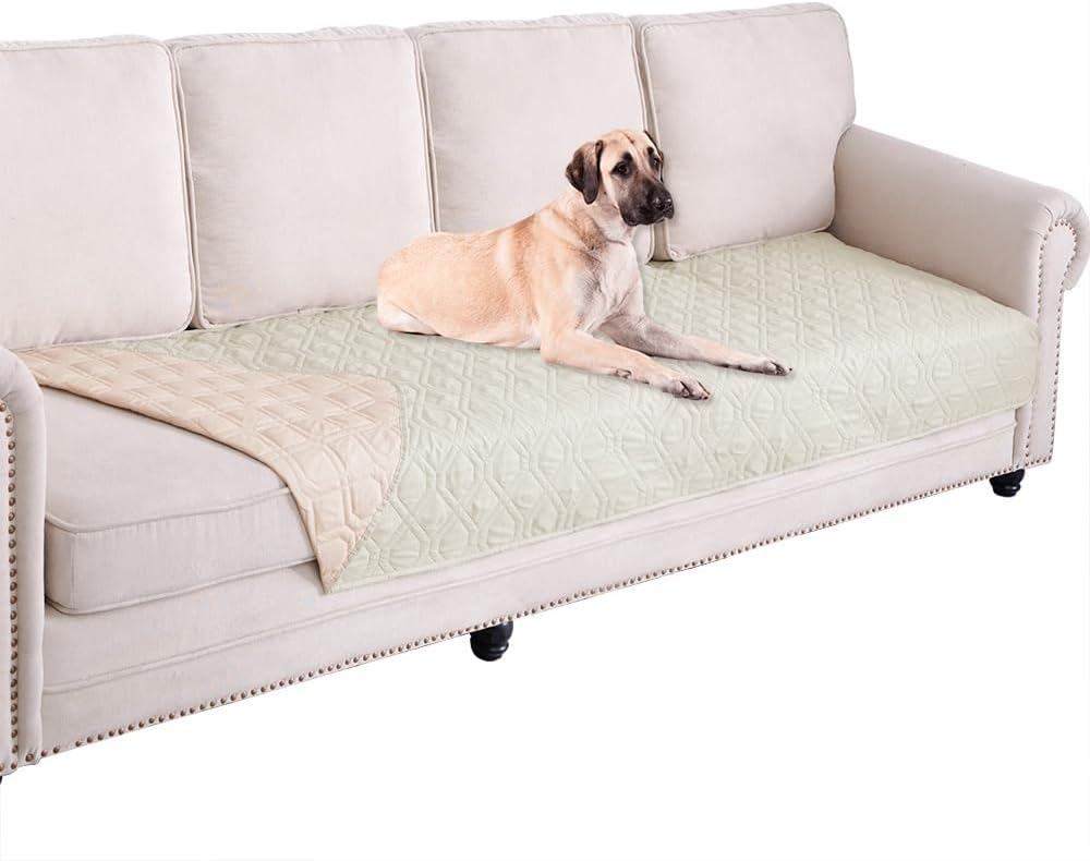 Ameritex Waterproof Dog Bed Blankets Cover for Bed Couch Sofa Reversible