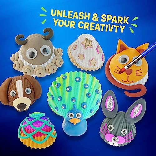 Shell Painting Craft Kit for Kids - Craft Activities Kits - Arts & Crafts