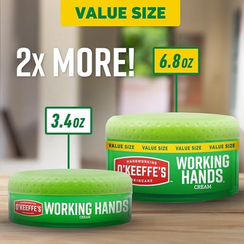 O'Keeffe's Working Hands Cream for Extreme Dryness, 6.8 oz Value Size