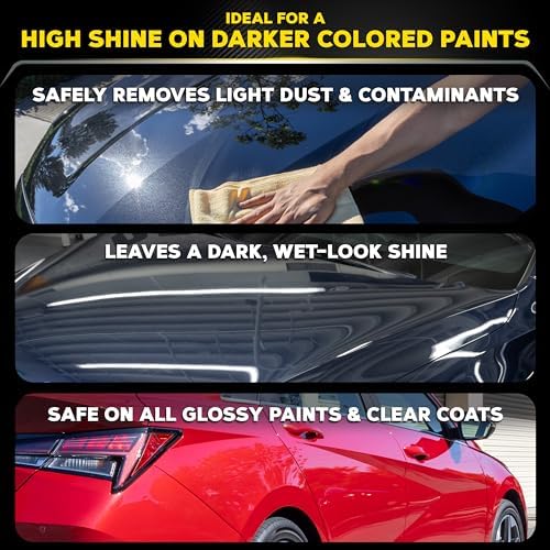 Meguiar's Gold Class High Gloss Premium Quik Detailer, High Lubricity Automotive Quick Detailer Spray that Preserves Wax and Leaves a Deep Dark Shine, 24 Oz Spray Bottle