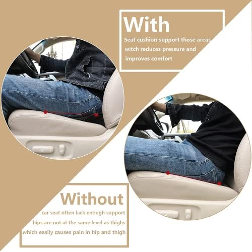 Livtribe Car Seat Cushion, Comfortable Wedge Seat Cushions for Long Driving