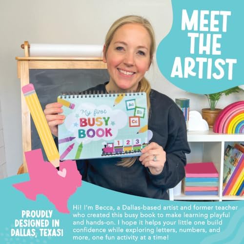 My First Busy Book Screen Free Activities for Toddlers 3-5 Activity Books