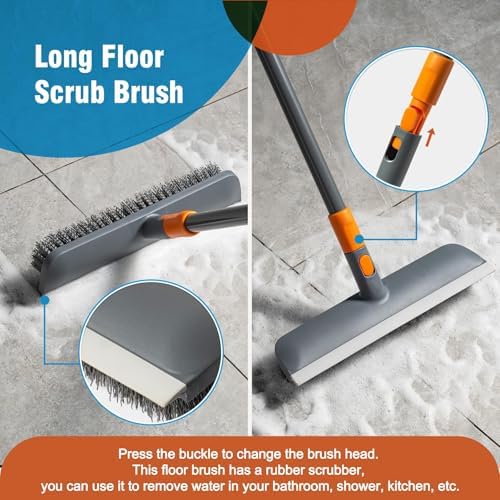 CLEANHOME Floor Scrub Brush Tile Tub Scrubber Brush