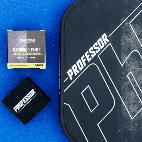 Professor Pickleball - Carbon Cleaner, Premium Pickleball Paddle Eraser for Raw Carbon Fiber Paddles, Effortless Residue Removal, Quick & Effective, Eliminates Ball Residue, Dirt, Scratches