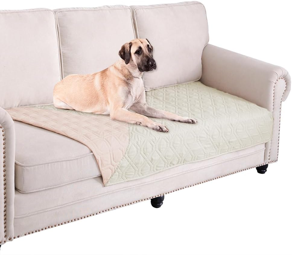 Ameritex Waterproof Dog Bed Blankets Cover for Bed Couch Sofa Reversible