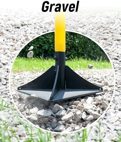 8"x8" Steel Tamper with 48" Handle, Heavy Duty Hand Compactor Tool for Leveling Soil, Gravel, Sand, Asphalt, Ground, Paver, Driveway, Garden, Yard and Blacktop Repair