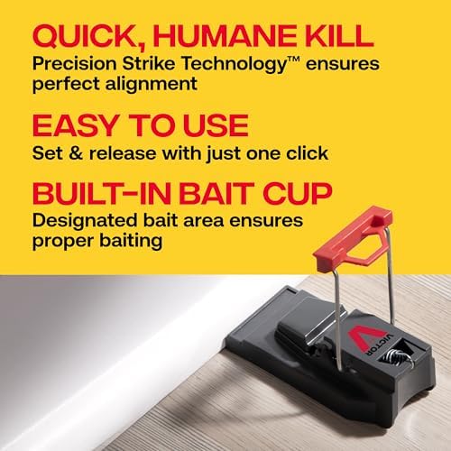 Victor Quick-Kill Mouse Traps, 6-Pack