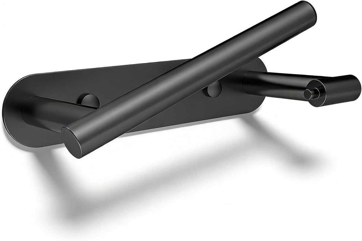 SetSail Toilet Paper Holder Adhesive or Screw-in Matte Black