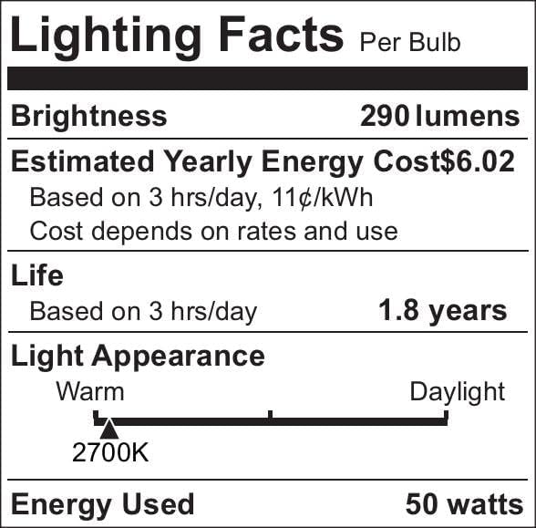 GODONLIF Candle Warmer Lamp Bulb GU10 Halogen Bulb 120V 50W, GU10+C, MR16