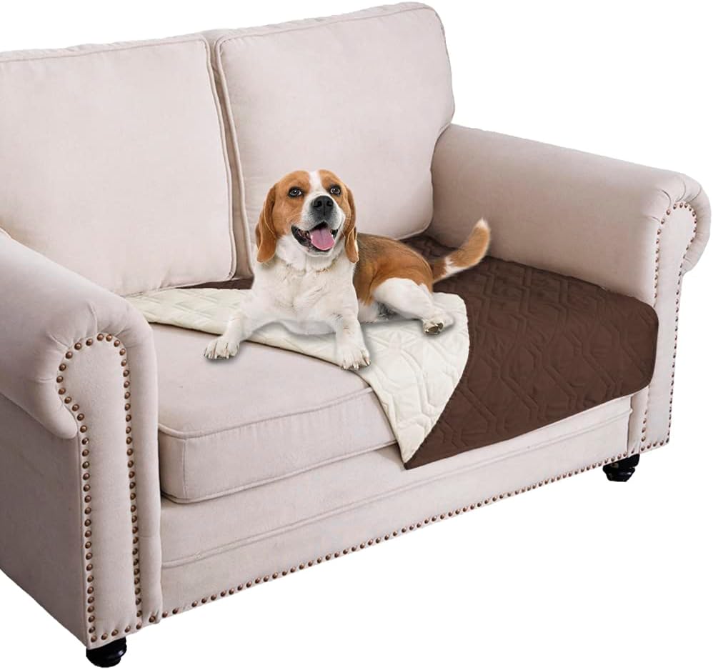 Ameritex Waterproof Dog Bed Blankets Cover for Bed Couch Sofa Reversible