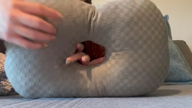 Ear Piercing Pillow, Ear Pillow with Ear Hole for Side Sleepers