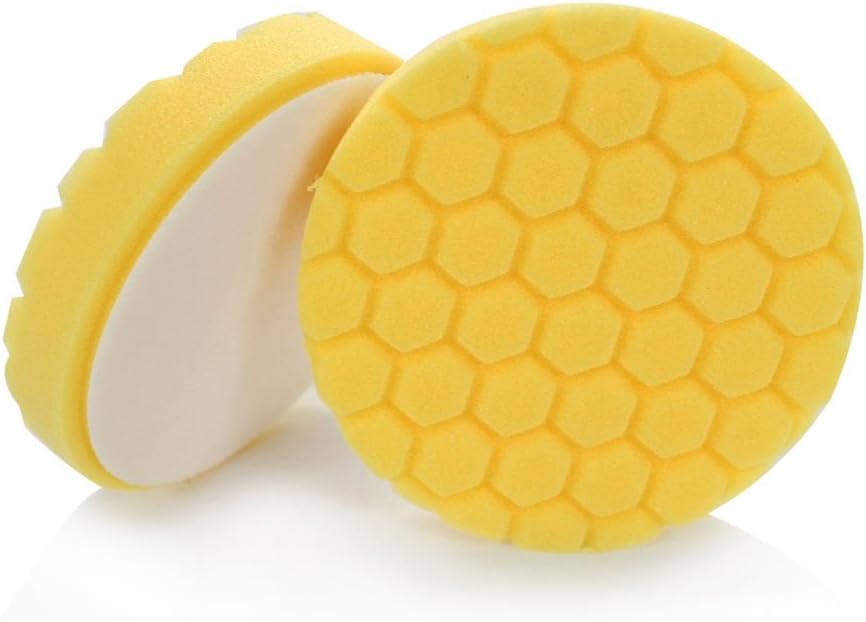 Chemical Guys, Hex-Logic Medium-Heavy Cutting Foam Pad, Orange, 5.5 inch