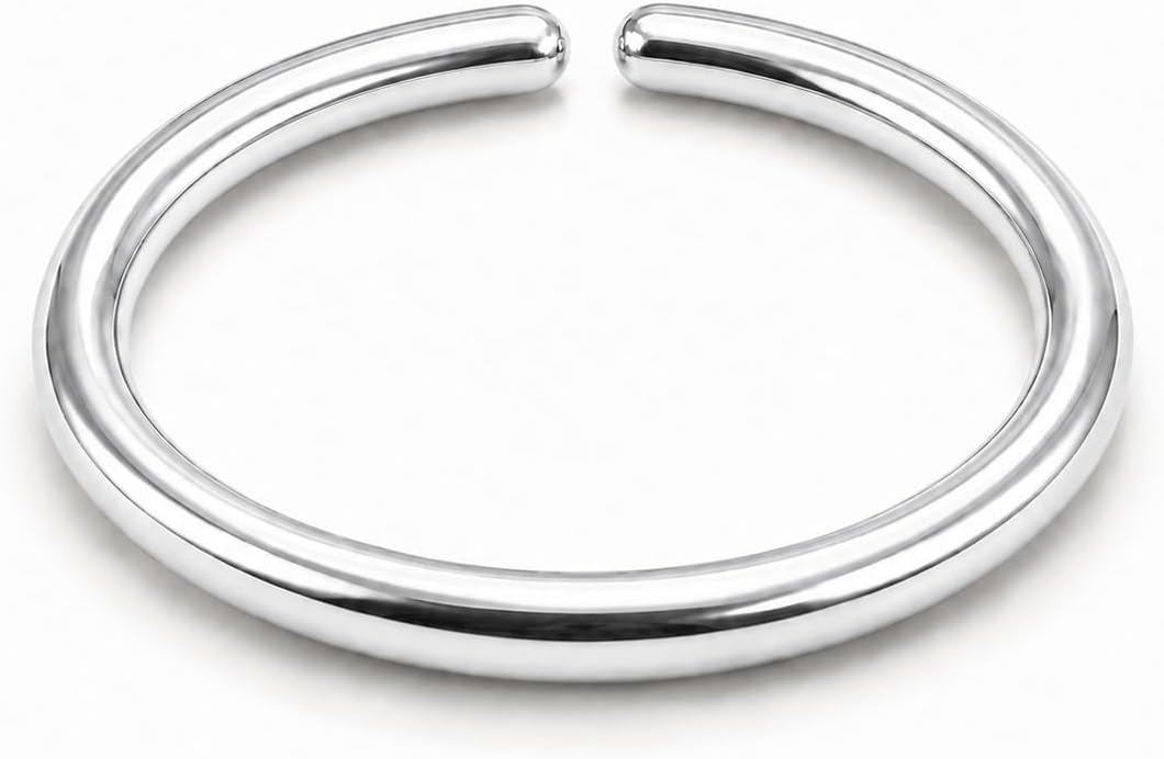 LUCKYJEWUS Small Thin Gold or Sterling Silver Nose Ring Hoop for Women, Tiny Nose Piercing jewelry