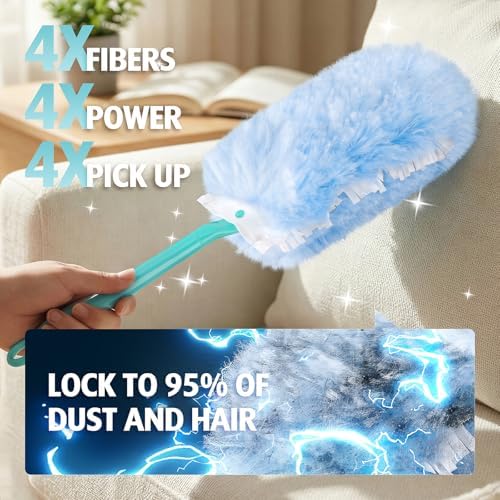 Duster Refills for Swiffer Duster, 30 Count with 1 Secure-Grip Handle