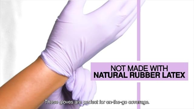 SAFESKIN Disposable Nitrile Gloves in POP-N-GO Pack of 50 or 200 Powder Free - Hair, Cleaning, Medical Use, Food Handling