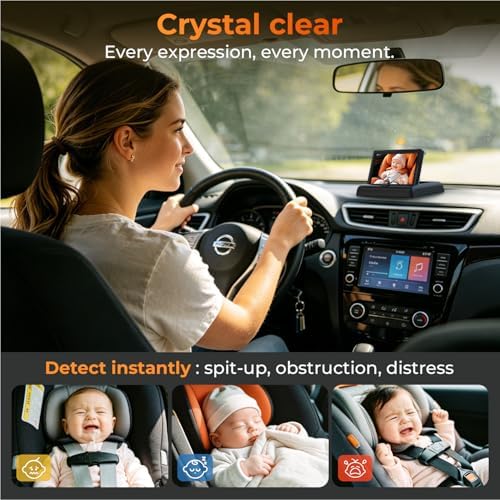 Itomoro Baby Car Camera, Easy Install, 1080p Clear View, Reliable Design