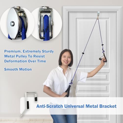 Shoulder Pulley for Physical Therapy, Pulleys for Shoulder Rehab Over Door, Shoulder Pulley Over The Door Physical Therapy, Door Pulleys For Physical Therapy, Arm Pulley, Over The Door Pulleys