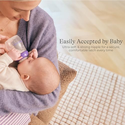 Lansinoh Anti-Colic Baby Bottles, 5 Ounces, 4 Count