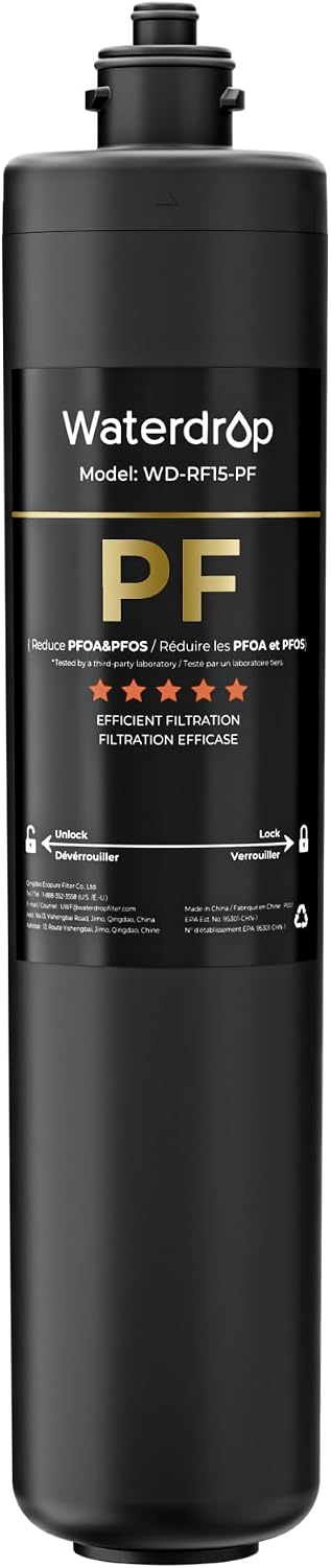 Waterdrop RF15 Water Filter Replacement for Waterdrop 15UA/15UB/15UC