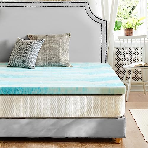 Sweetcrispy Memory Foam Mattress Topper, Full Size, 3 Inch Cooling Pad