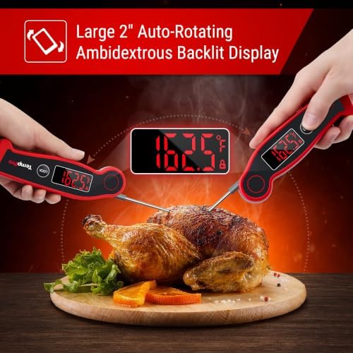 TempPro TempSwift 0.5 Sec Instant Read Digital Meat Thermometer Waterproof