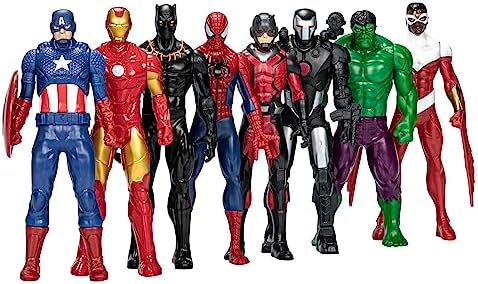 Marvel Avengers Ultimate Protectors Pack, 6-Inch-Scale, 8 Action Figures with Accessories, Super Hero Toys, Toys for Boys and Girls Ages 4 and Up