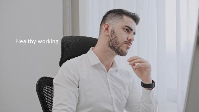 SIHOO M18 Ergonomic Office Chair, Mesh Back Desk Chair with Headrest
