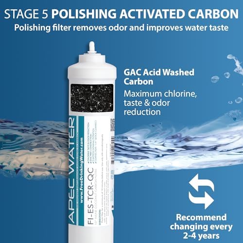 APEC Water FILTER-MAX-ES50 Reverse Osmosis Filter Replacement Set, 50 GPD