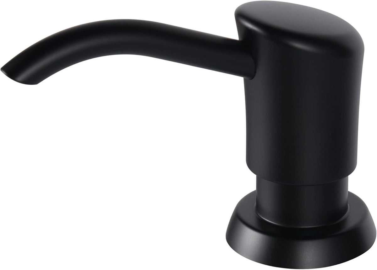 GAGALIFE Dish Soap Dispenser for Kitchen Sink, 17 oz Bottle, Brushed Nickel