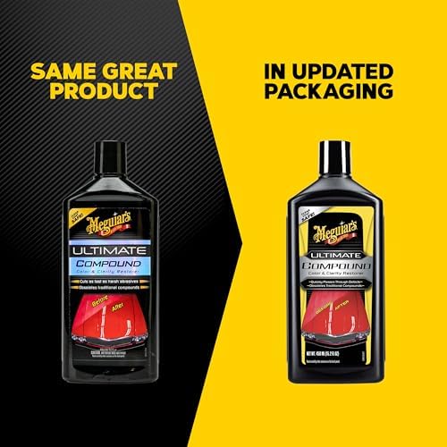 Meguiar's Ultimate Compound, Pro-Grade Car Scratch Remover, 15.2 Oz