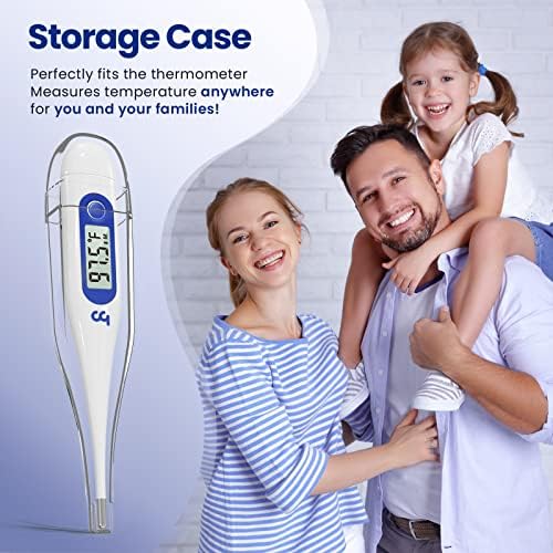 Femometer Digital Thermometer for Adults and Kids, Klein Blue