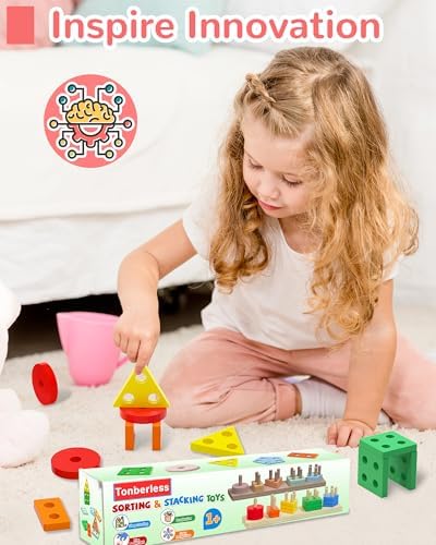 Montessori Toys for 1 2 3 Year Old Boy Girl, Toddler Learning Toys Gifts