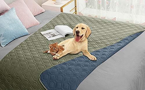 Ameritex Waterproof Dog Bed Blankets Cover for Bed Couch Sofa Reversible