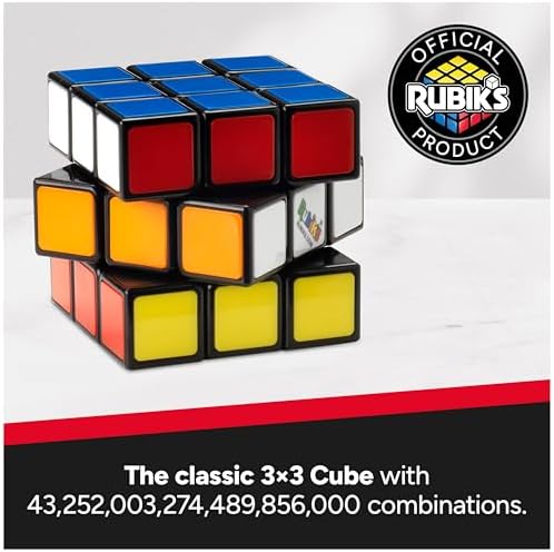 Rubik's Cube The Original 3x3 Puzzle Cube & Brain Teaser Fidget Toy