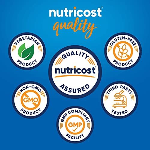 Nutricost N-Acetyl L-Cysteine (NAC) 600mg, 120 Vegetarian Capsules