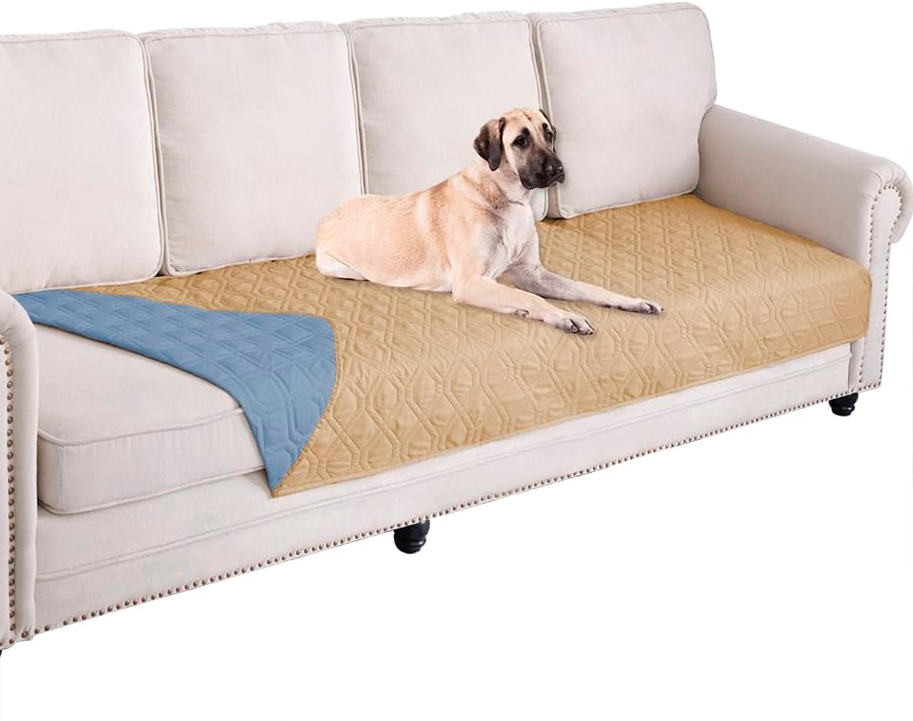 Ameritex Waterproof Dog Bed Blankets Cover for Bed Couch Sofa Reversible