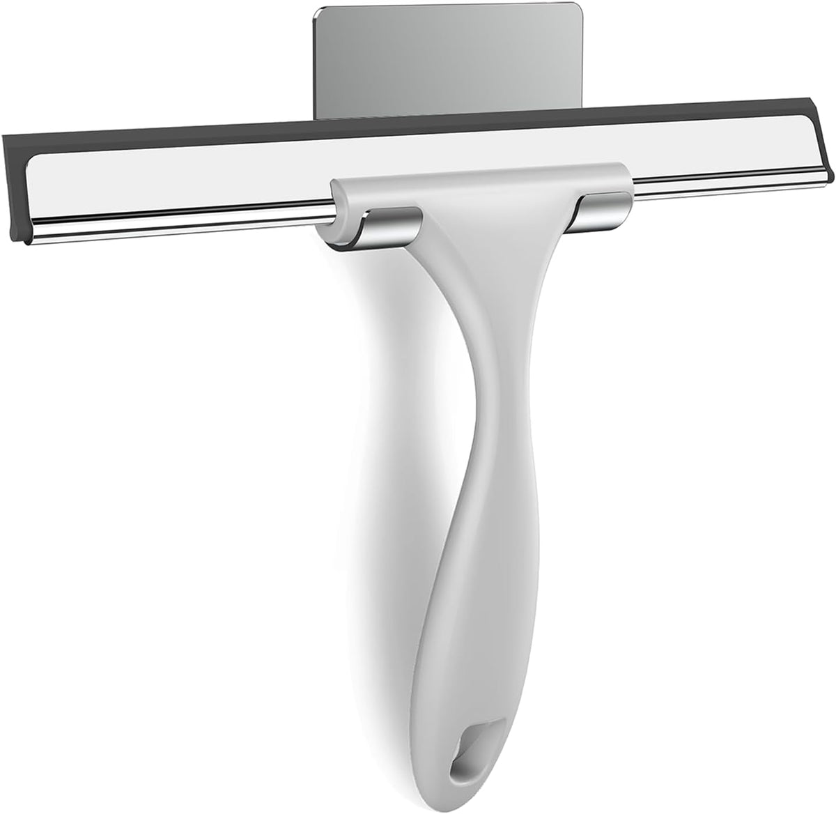 SetSail Squeegee for Shower Glass Door, 10 Inches, Black