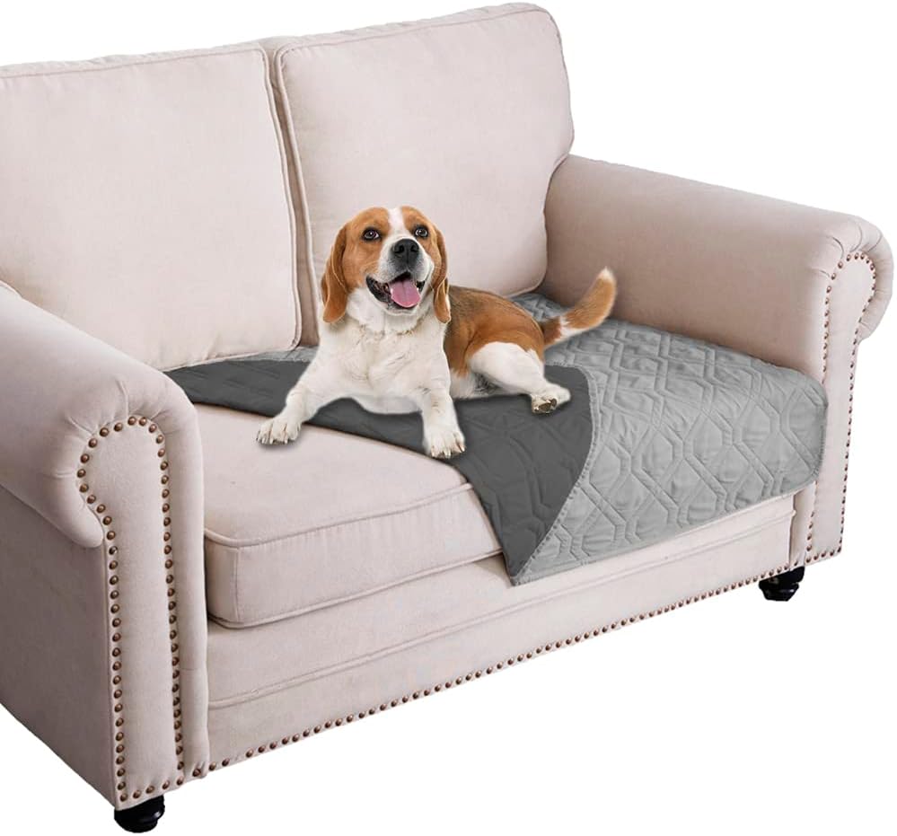 Ameritex Waterproof Dog Bed Blankets Cover for Bed Couch Sofa Reversible