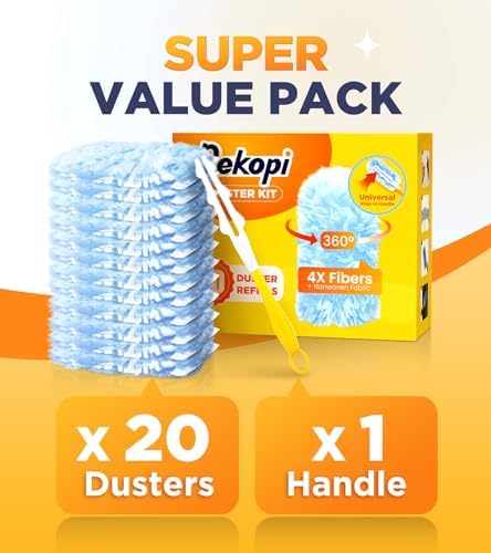 Heavy Duty Duster Refills for Swiffer Duster, 20 Count