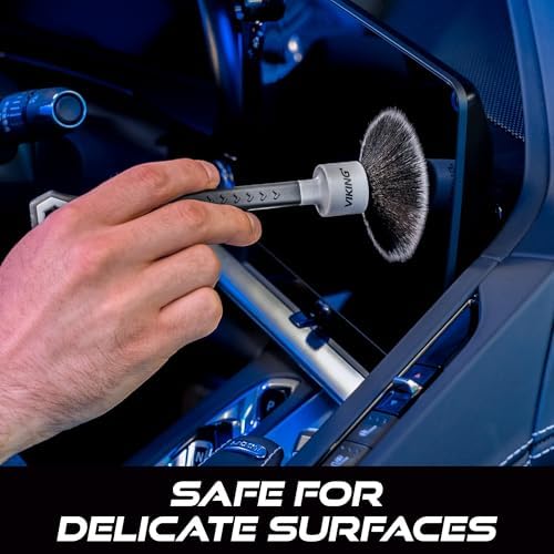 VIKING Car Detail Brush Set, Interior Use, 2 Pack