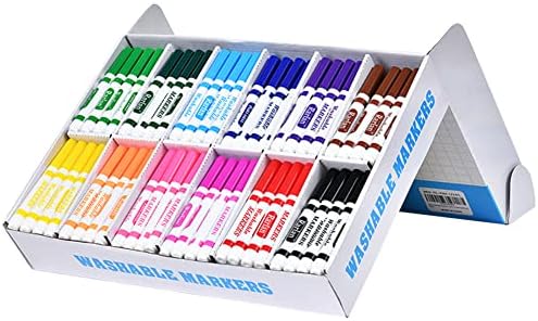 Rarlan Washable Markers Bulk for Kids, Bulk pack, 12 Colors, 240 Count