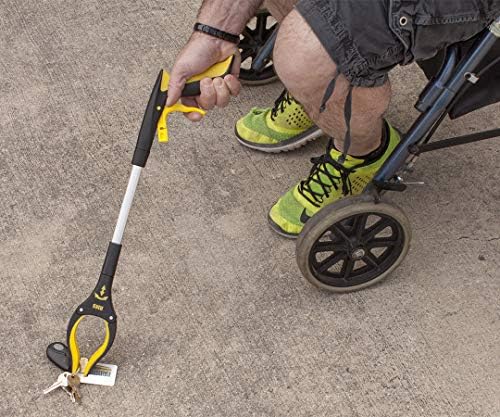 RMS 2-Pack 34 Inch and 21 Inch Grabber Reacher with Rotating Jaw