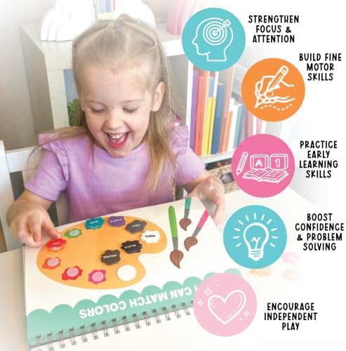 My First Busy Book Screen Free Activities for Toddlers 3-5 Activity Books