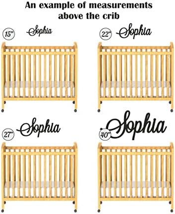 Personalized Wooden Name Sign for Nursery Wall Letters Custom Baby Name Sign for Wall Room Decor